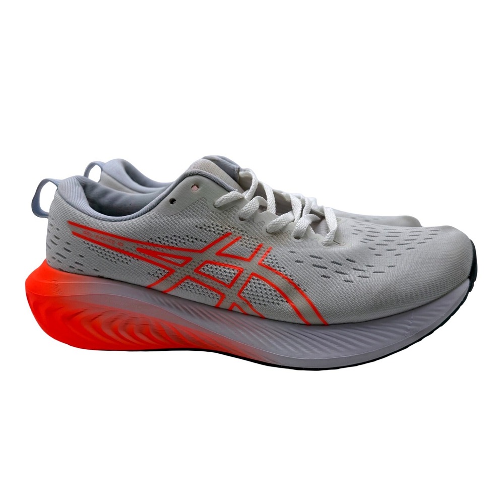 Asics Gel-Excite 10 Running Shoes Womens 8.5 White Orange Athletic Sneakers